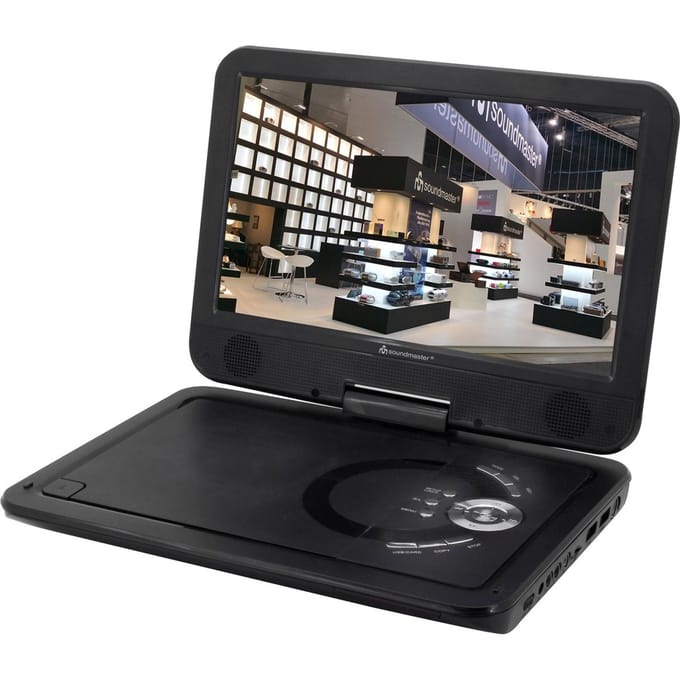 Soundmaster PDB1910SW - Portable DVD-speler met DVB-T2 HD-tuner en 10,1” TFT-LCD-scherm