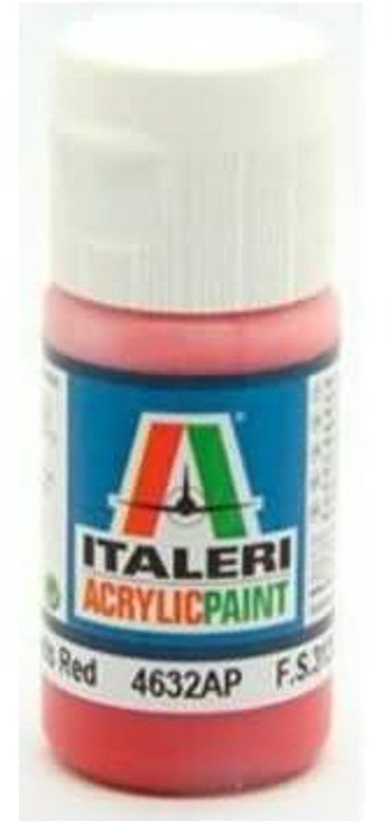 Italeri 4632ap - Flat Guards Red - Modelbouwverf Acryl