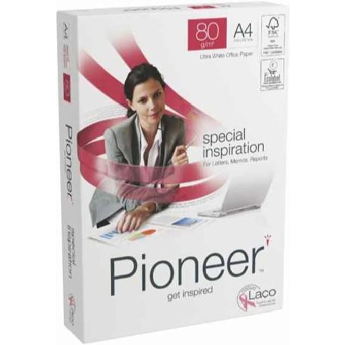 Kopieerpapier pioneer fastpack a4 80 grams à 2500 vel