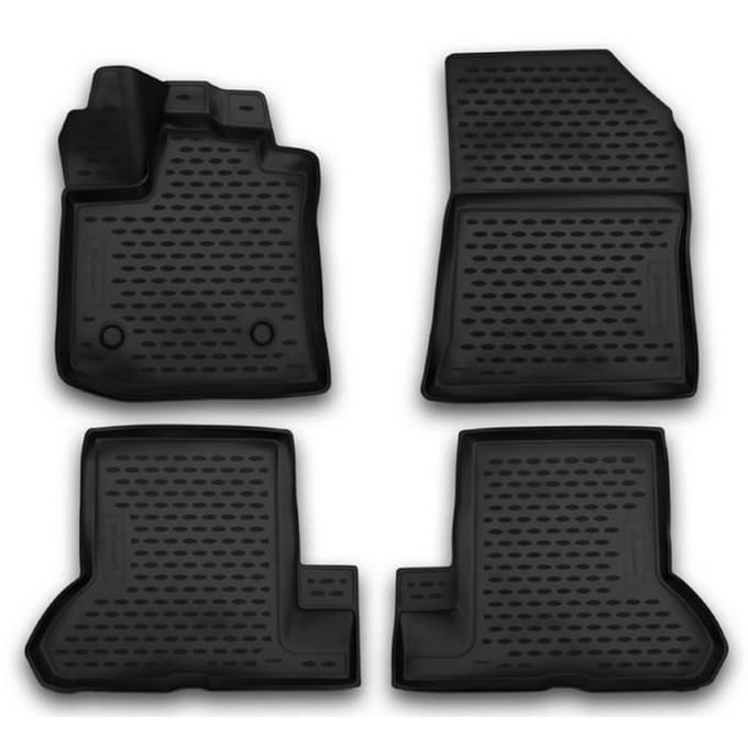 J&amp;J AUTOMOTIVE | Tapis De Sol En Caoutchouc 3D Exclusive Pour Dacia Dokker 2012-2021