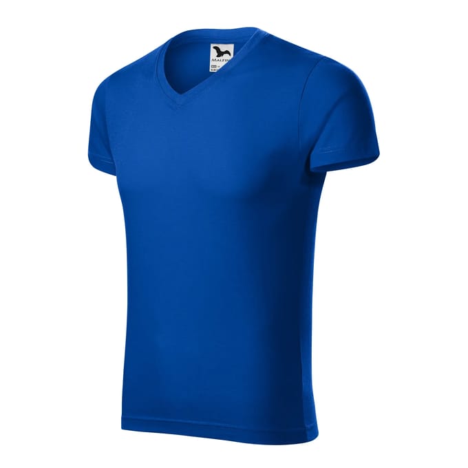 T-shirt met V-hals Malfini Slim 146