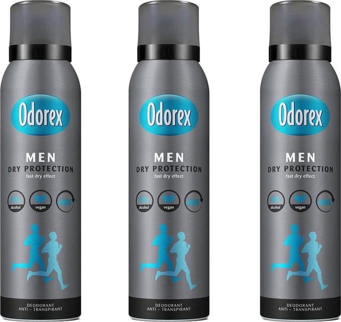 Odorex Deo Spray Men – Dry Protection 3 x 150 ml