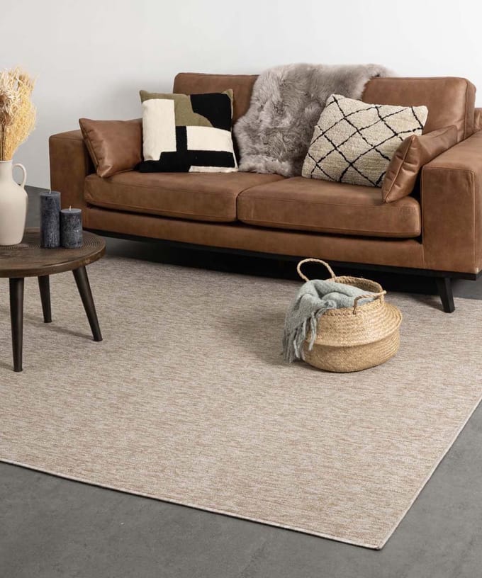 Laagpolige loper - Lush beige 80x200