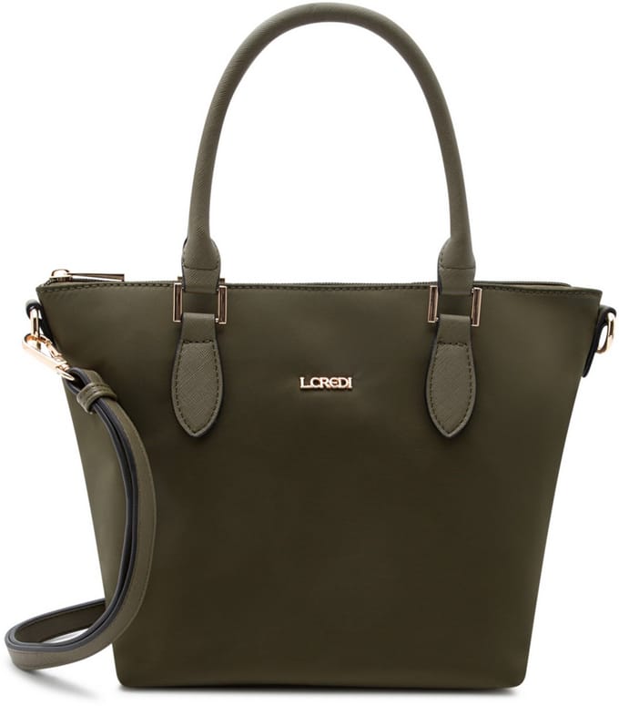 L.CREDI handtas schoudertas Alena Hand Bag Olive olijfgroen
