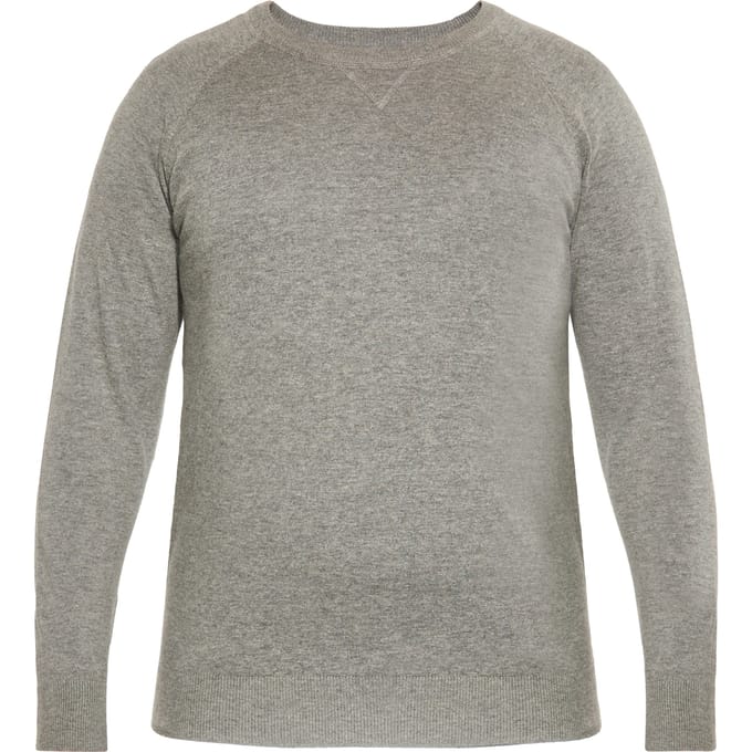 TUFFSKULL Jumper Heren grijs melange