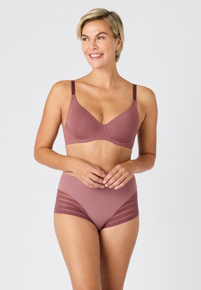 Damart - Voorgevormde beugel bh - Dames - Roze - 90