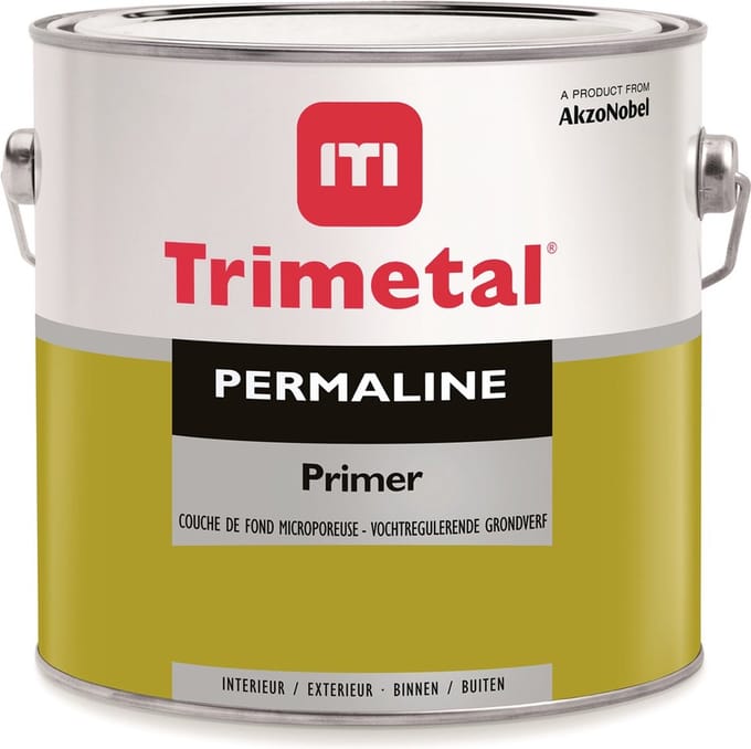 Trimetal Permaline Primer - 2,5 l - 13-15 m²/l - Wit