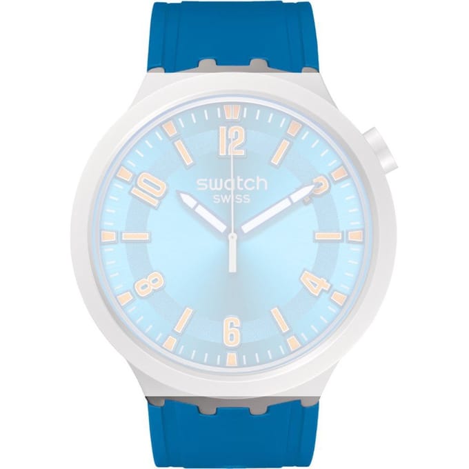 Swatch Plastic - BigBold - SB0/SO27 ASB07S115 Blue In The Works Horlogeband