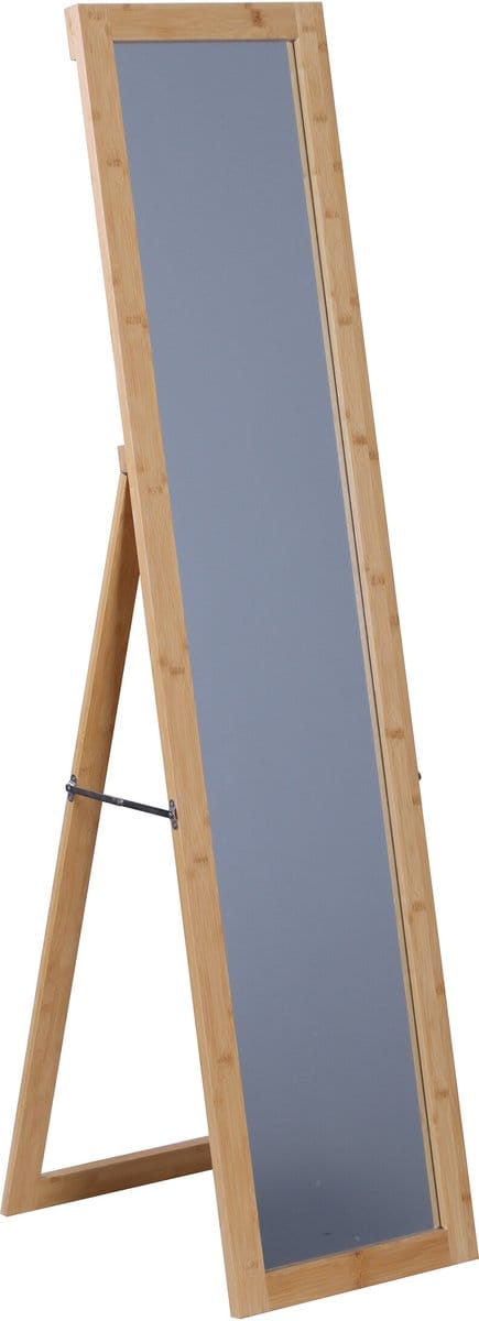 Passpiegel - 155 x 37 cm - staand / wand - bamboe