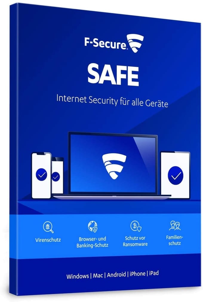 F-Secure Safe Internet Security 3 Apparaten / 1 Jaar