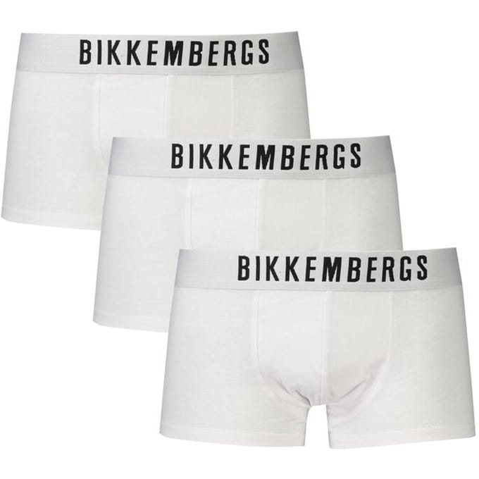 Bikkembergs Witte Polyester Heren Boxershort