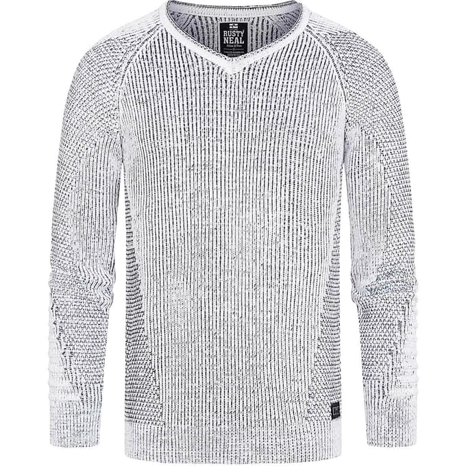 Chunky Slim Fit V-Hals Trui