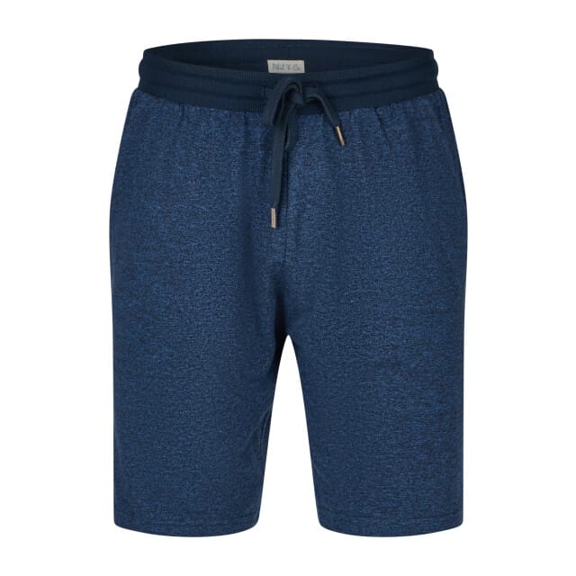 Phil & Co Essential Shortama Heren Korte Pyjama Set Blauw - Maat M