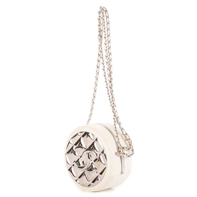 Mirror Round Chain Crossbody Mini Schoudertas