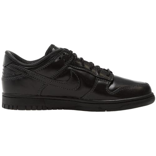 Lage Sneakers Nike Baskets dunk low retro premium cuir