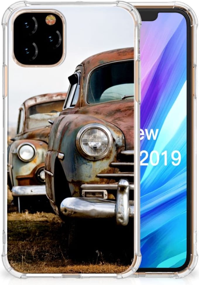 Apple iPhone 11 Pro Anti-shock Hoesje met foto Vintage Auto