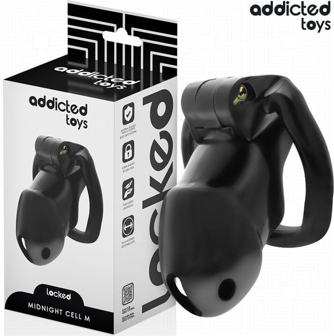Addicted Toys Locked - Mindnight Cell Penis Cage Size M