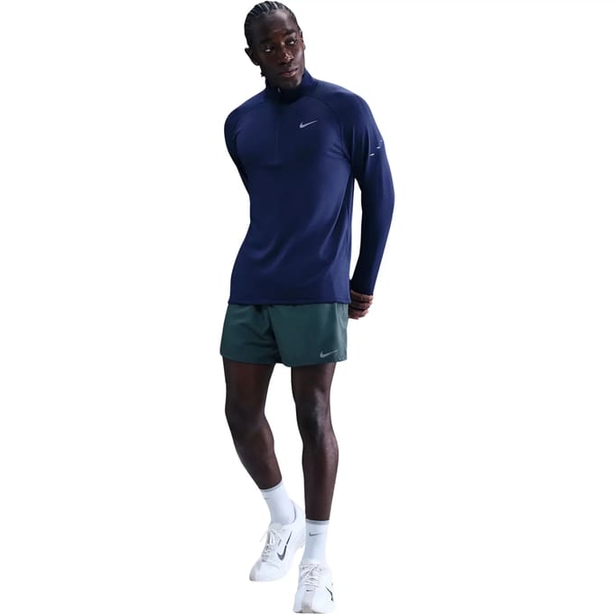 Langarmshirt met halve rits Nike Stride
