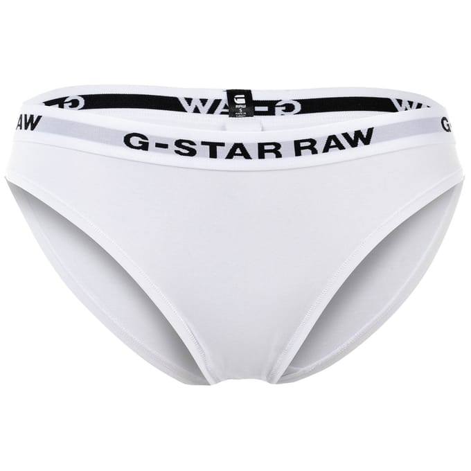 G-star D23775-d516 Slipje 3 Eenheden Wit XS Vrouw