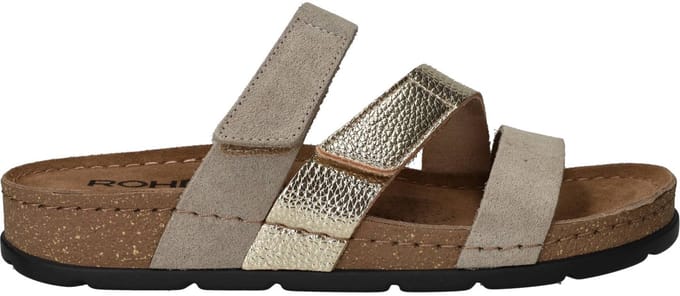 Rohde Slippers - Dames - Beige - Maat:36