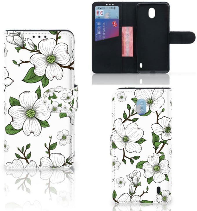 Nokia 1 Plus Hoesje Dogwood Flowers
