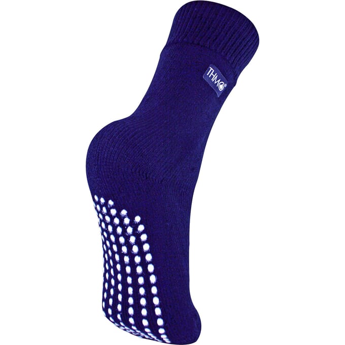 THMO - Indoor Slipper Sokken met Grijpers voor Kinderen - Marine