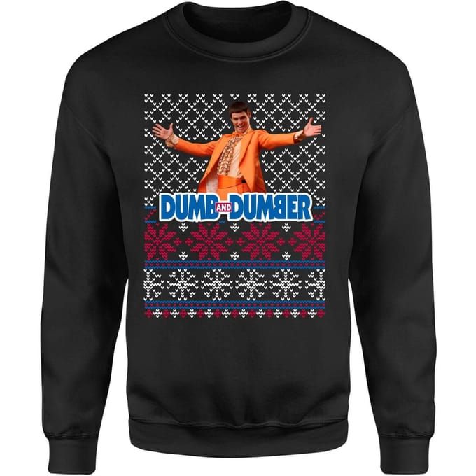 Dumb and Dumber Oh Look Frost! Sweatshirt - Black - S