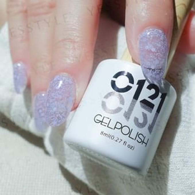 Cosplus - 0121 Nail Gel Polish Snowflake Collection 702 Purple 8ml
