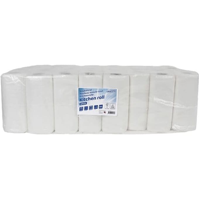 Keukenrol cleaninq 2laags 50 vel wit
