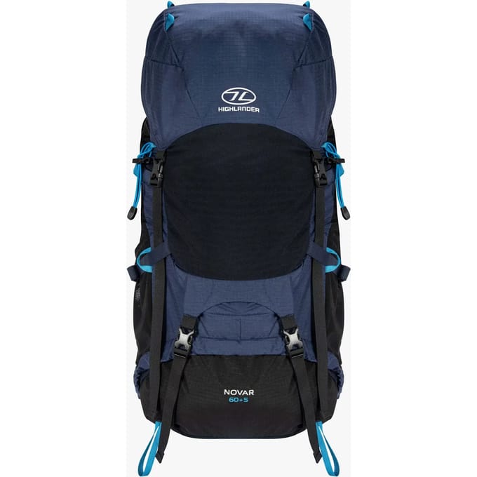 Highlander rugzak Novar Rucksack Navy 60 + 5 liter - Blauw