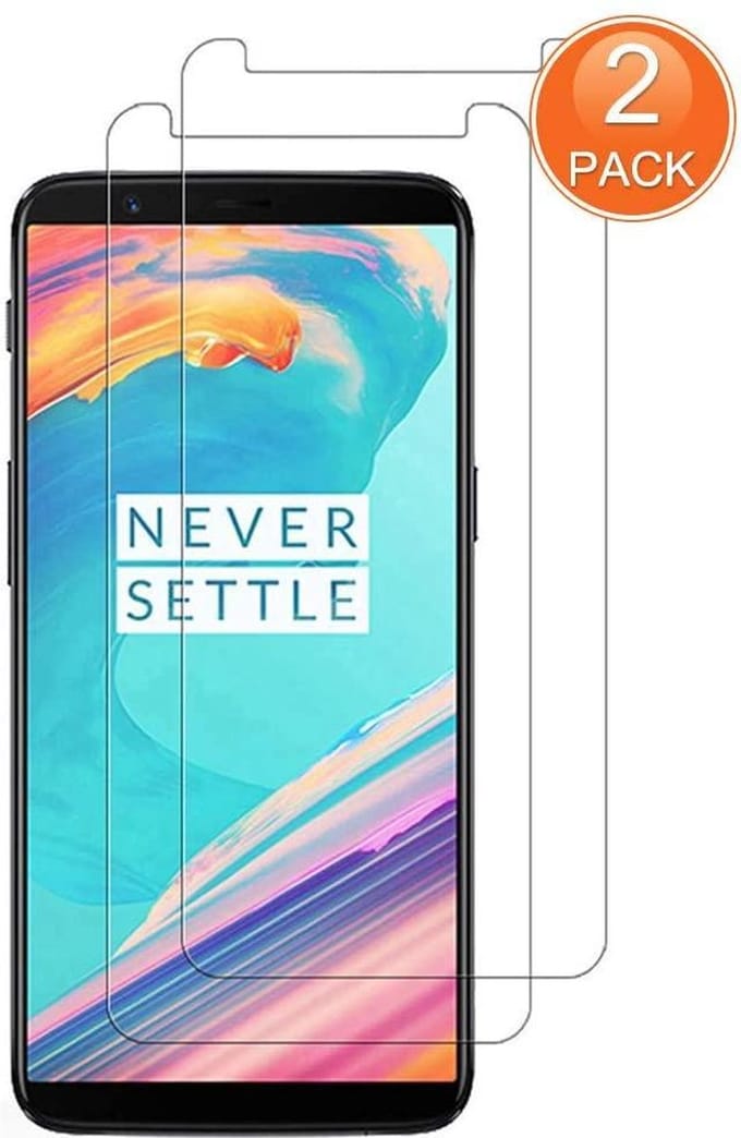 Screenprotector Glas - Tempered Glass Screen Protector Geschikt voor: OnePlus 5 - 2x