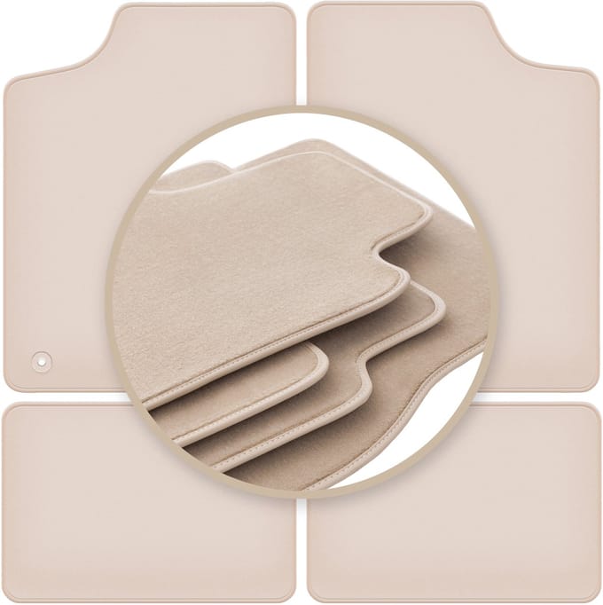 PREMIUM beige matten voor: Citroen AX hatchback 1986-1998