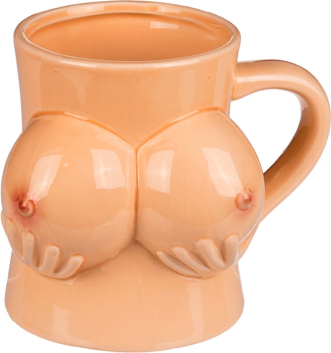 Kinky Pleasure Borsten Mok 300ml 11x9cm 1 Stuk