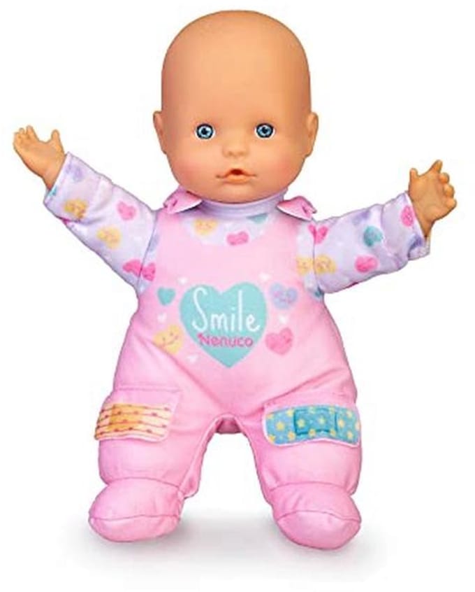 Zachte pop met babygeluiden en emotionele reacties voor peuters