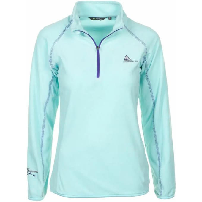 Microfleece sweatshirt met halve rits voor meisjes Peak Mountain Gafine