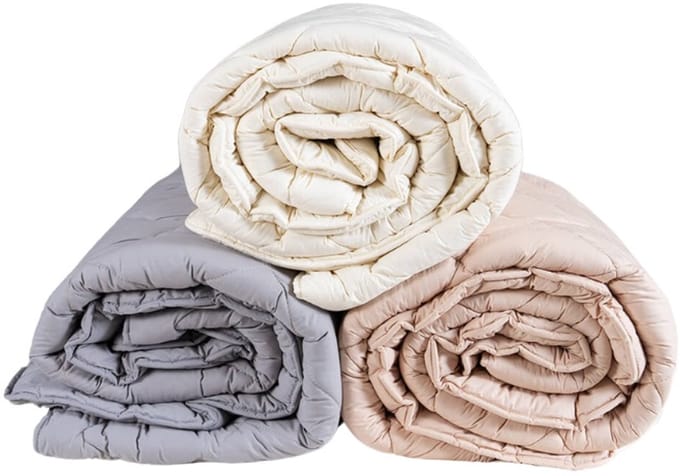 %100 Wollen "CREM" Dekbed Slaapkamer Koude Winterdagen Cadeau