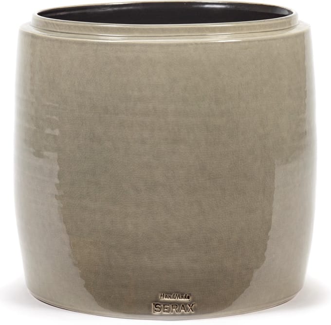 Serax - Glazed shades - Bloempot S - Grijs - 30 Ø