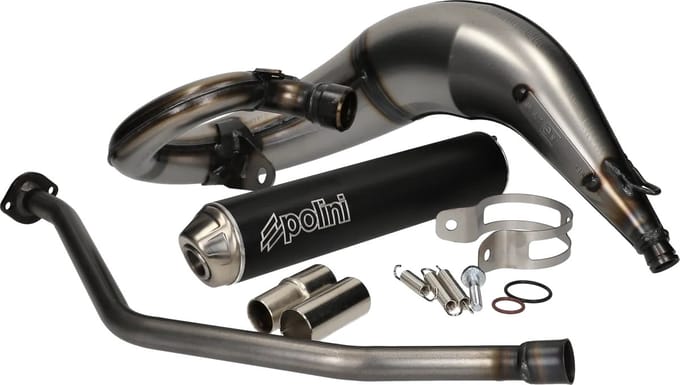 Pot d échappement Polini pour Moto Vent 200.0415 / For Race Neuf