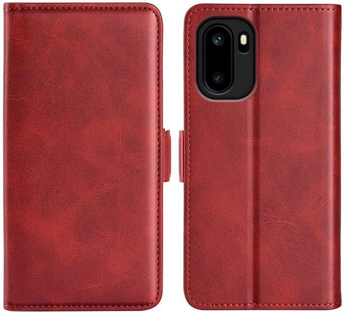 MobyDefend Hoesje - Geschikt voor OnePlus 15R - Luxe Wallet Book Case (Sluiting Zijkant) - Rood