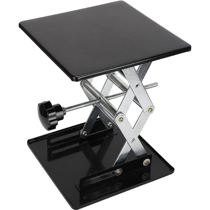 200mm x 200mm Laboratorium Lab Jack Hefplatform Schaarstandaard Rek J03004 gray