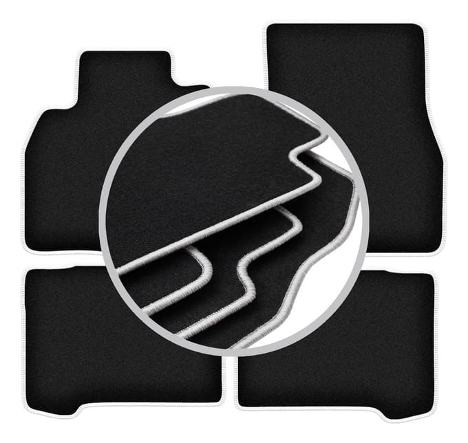 CARLUX-SILVER automatten voor: Mitsubishi Grandis minivan (2004-2010)