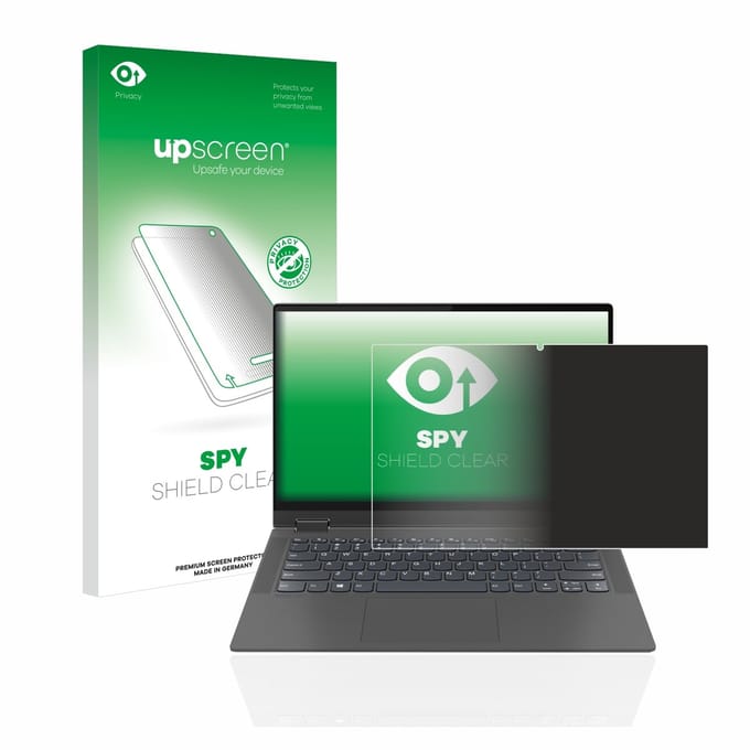 upscreen - privacy screenprotector voor Lenovo IdeaPad Flex 5 14" 2020 - Folie Beschermfolie Blauwlichtfilter