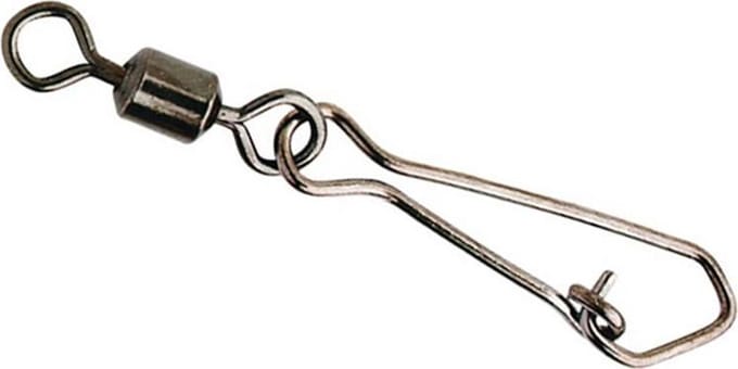 Spro Rolling Swivel+Hook Snap - Haakmaat 2 - Zilver