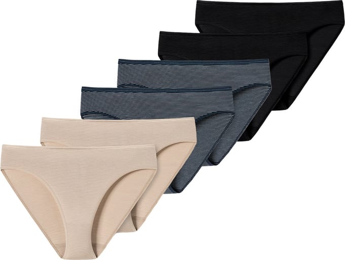 Schiesser Dames tai slip 6 pack Modal Essentials