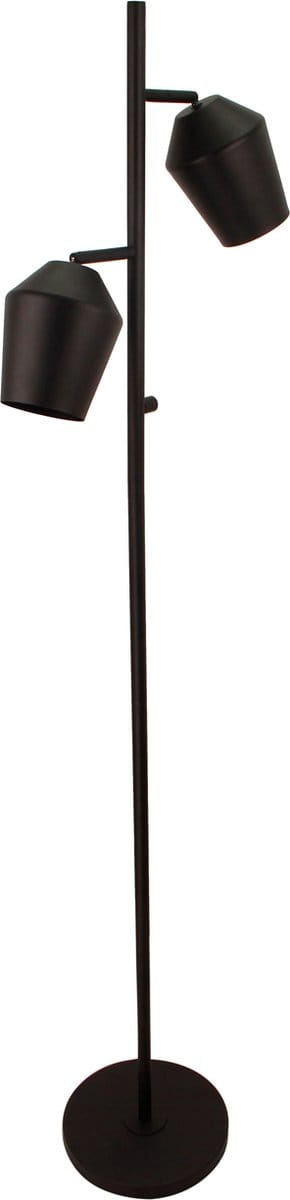 Chericoni Tavola Vloerlamp - 2-lichts - Ø12 cm - Zwart - Metaal