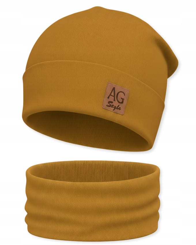 Dartomik - Hoofddoek - Unisex - Dubbelgelaagd - Mustard