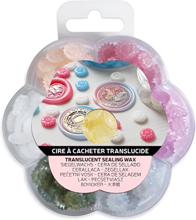 Aladine Zegel Wax Stempels Bloemen 7 Kleuren
