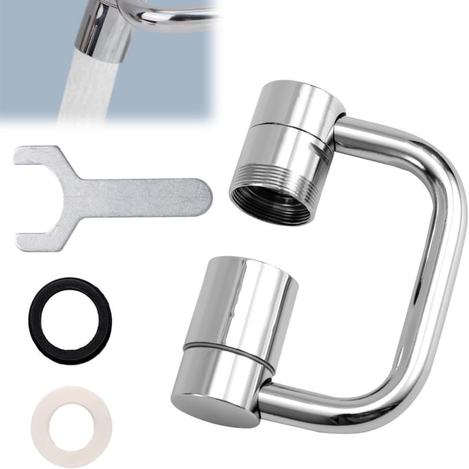 Dailygoods - Roterende Kraanverlenging met Flexibele Beluchter