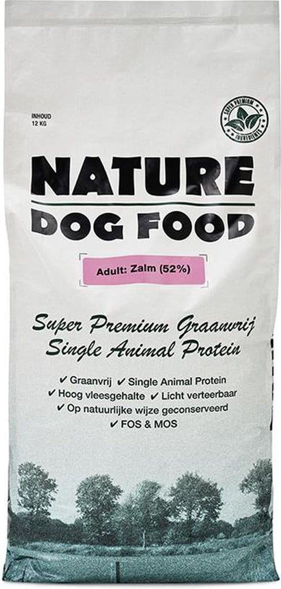 Nature Dog Food Zalm 12 kg.
