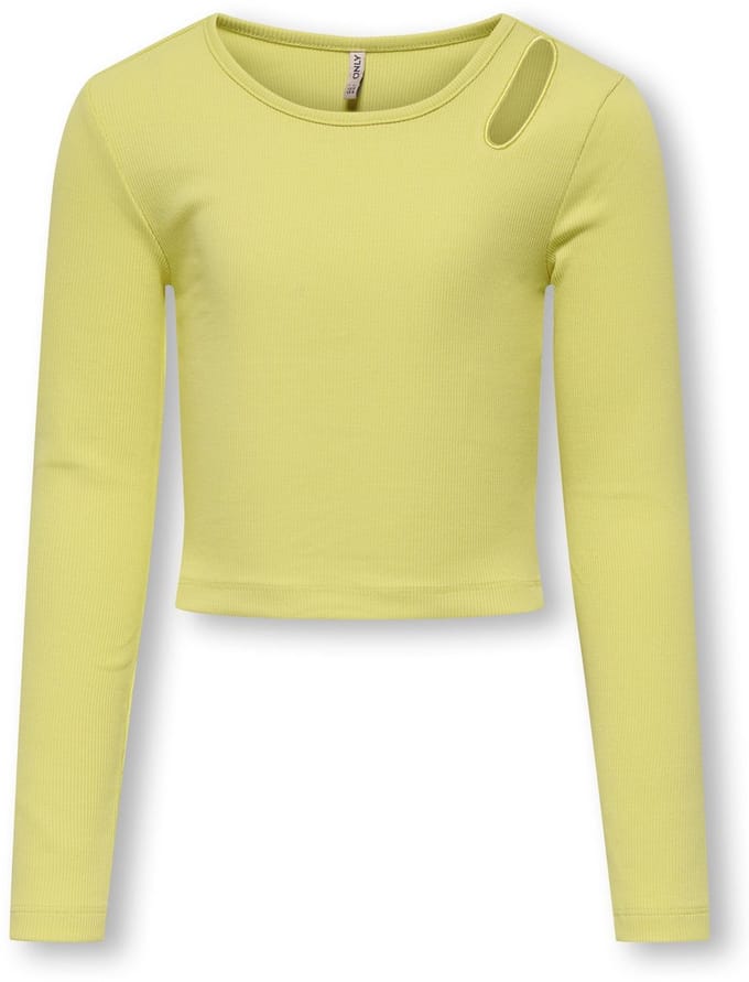 Kids longsleeve NESSA Lima Bean Cut Out Shoulder Tight Fit